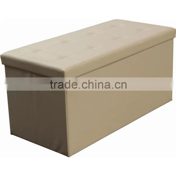 pu Storage Trunk and Ottoman photo-3