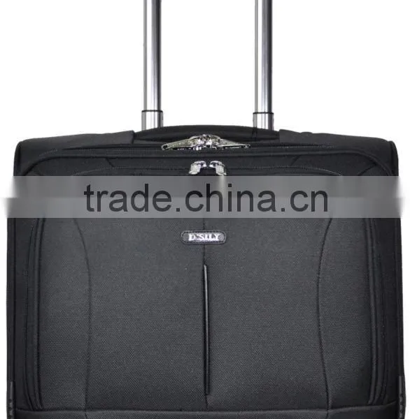 durable polyester designed stylish business laptop trolley case computer wheeled case