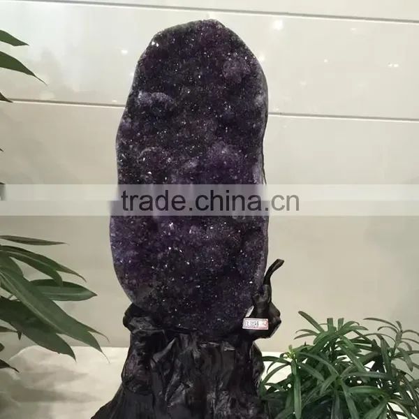 Natural Brazil Amethyst Crystals Stone Ornaments For Sale photo-2