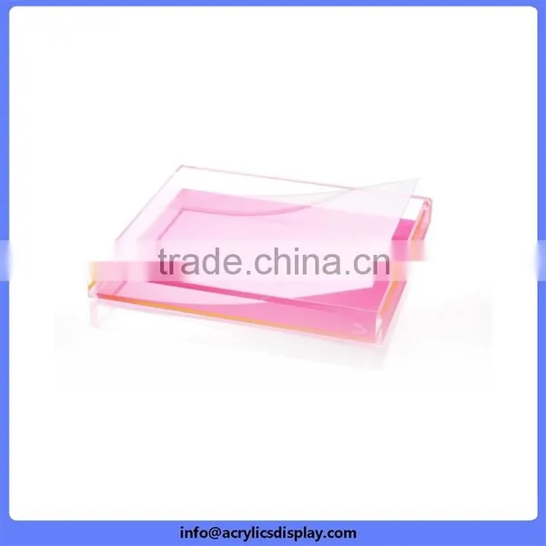 Latest Fashion Promotion Personalized Acrylic Tissue Trays photo-4