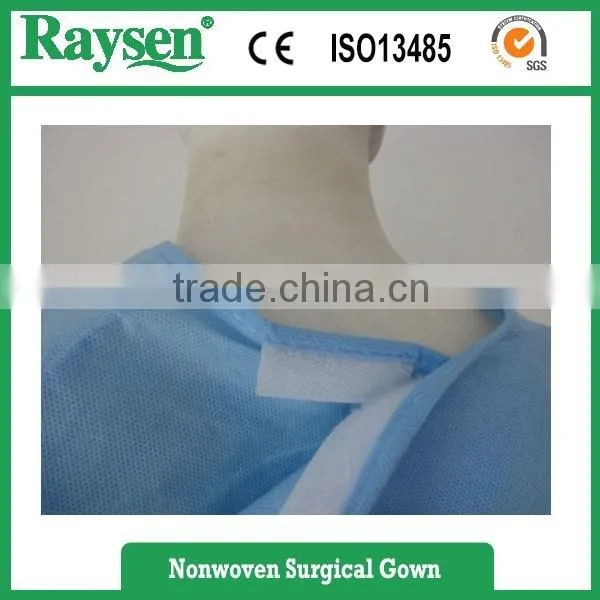 Medical Clothes Medical Consumable 35GSM SMS Surgical Gown photo-3