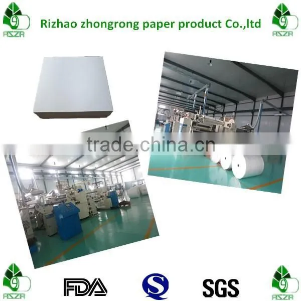 Food Grade pe Coated Duplex White Board With White Back