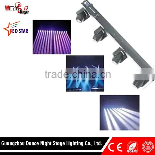 Colorful/White Beam 4 Heads Mini LED Moving Head Light Professional Stage Lighting photo-2
