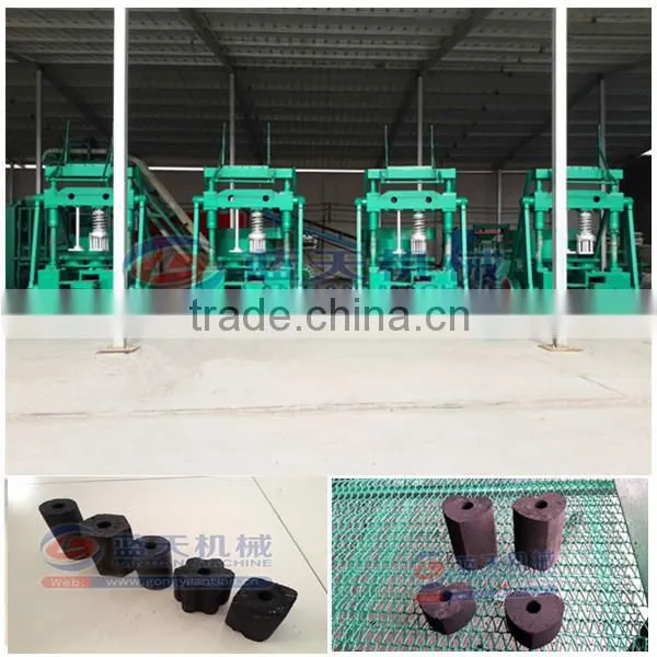 BBQ Briquetting Machine Manufacturer for Coal Charcoal Powder Charcoal Briquette Making Machine