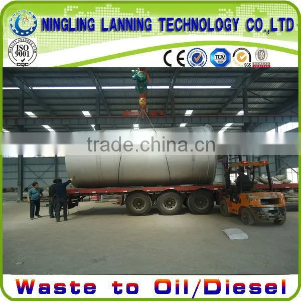 16mm Thickness Reactor Waste Rubber Pyrolysis Equipment photo-3