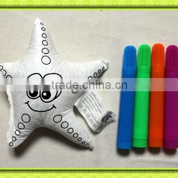 Star paint tyvek toy,five star shaped toys