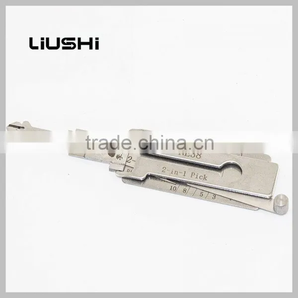 Locksmith Tool NE38 Car Door Locks Pick 2-in-1 Tool Lishi Decoder Lishi 2 in 1locksmith Tools photo-3