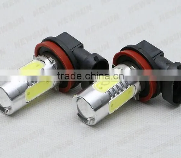 High Power Xenon White 11W H8 COB LED Bulbs Fog Daytime Lights photo-3