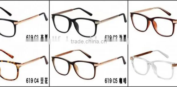 Wholesale 2016 Gold Metal Optics Glasses Frames Women Fashion Style photo-2