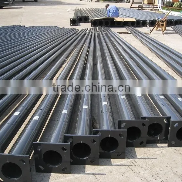Hot Dip Galvanized Powder Coated 3m~20m Street Lighting Pole