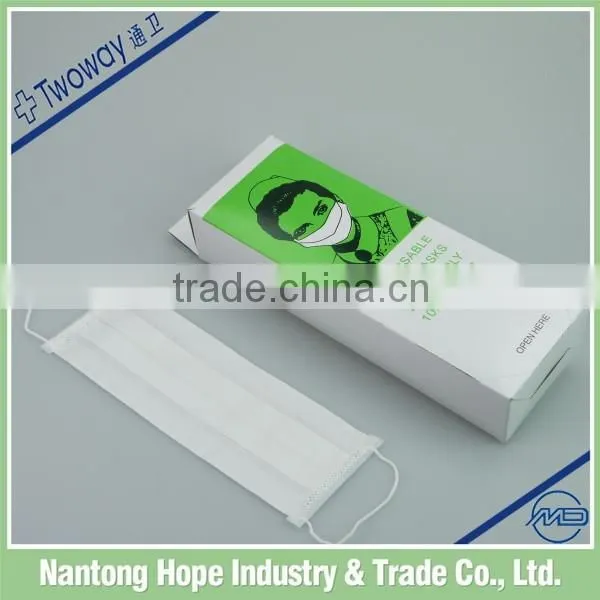 100pcs Packing Medical Disposable Paper Face Mask photo-2