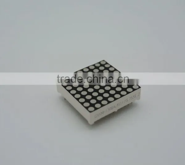 Rohs Compliant Red and Green Bi-color 8*8 Dots 2.54mm Pitch LED Dot Matrix Display photo-6