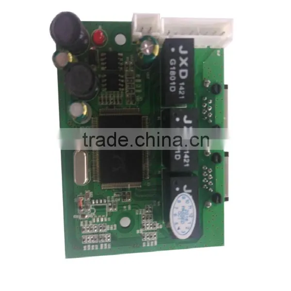 OEM 3 Port 10/100/1000mbps Mini Gigabit Ethernet Switch Board photo-4