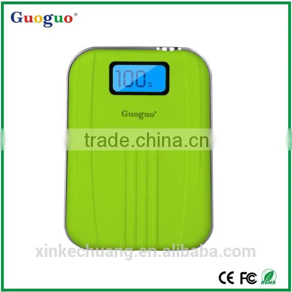 Hot Sale Colorful 5000mah Li-polymer Portable Power Bank With Bule LCD Screen photo-2