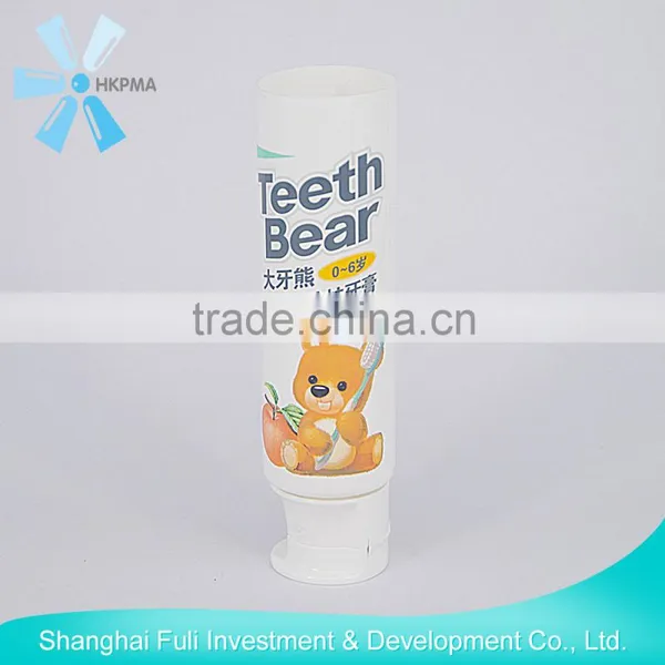 small toothpaste tube round tube with flip top cap