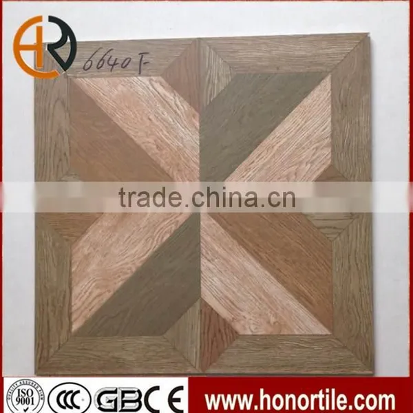 Screen Printing Rustic Tiles Wood Look Porcelain Material photo-2
