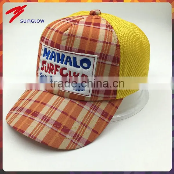 Custom Embroidery Patch Cotton Twill Trucker Mesh Cap