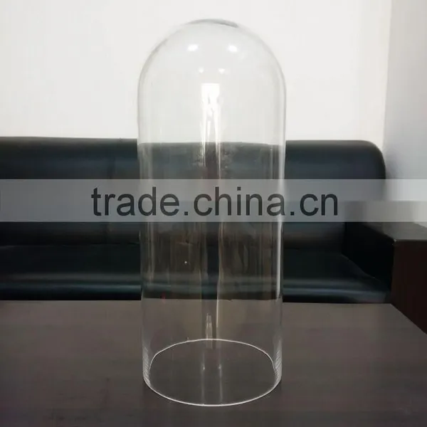 Clear Glass Bell Jar Dome With Wooden Base, Clear Bell Jars Glass Domes Wholesale photo-3