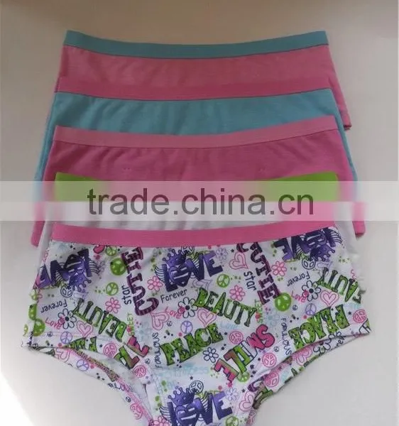2015 USA Latest Design Best Selling Cute Panties Kids Underwear for Girls