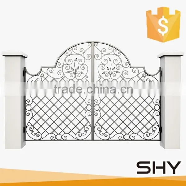 Wrought Iron Metal Top Arch Gate