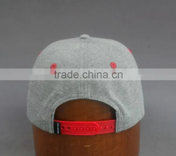 Customized 100% Cotton Twill 6-panel Snapback Cap With Embroidery Logo photo-4