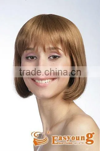 Blonde Synthetic BOB Short Hair Style Lace Wigs photo-3