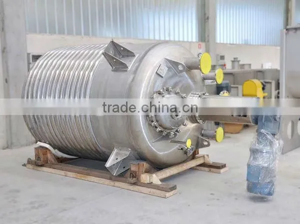 Stainless Steel Jacketed Reactor Complete With Condenser Unit