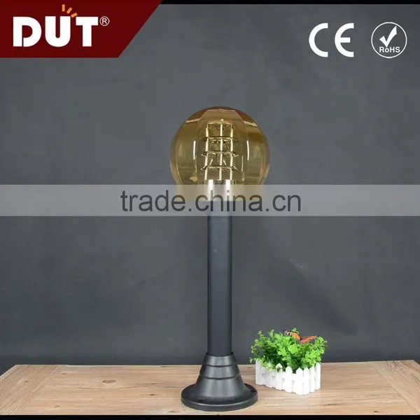 Outside Use Natural Green Unbreakable Acrylic Plastic Globe Lawn Light Fixture