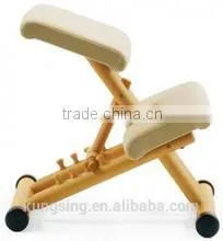 design relax kneeling wooden chair
