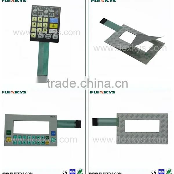 Silver Circuit Membrane Switch With LED Lights Integrated and Poly Dome photo-6
