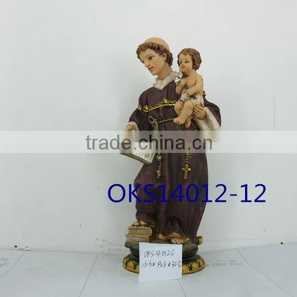 Poly Resin Nativity Set Polyresin Holy Family Polyresin Statue St. Anthony photo-5
