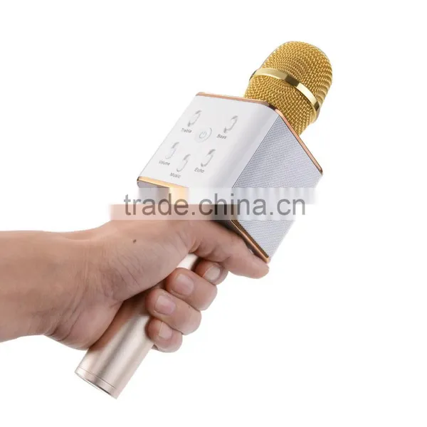 Handheld Wireless Karaoke Microphone Bluetooth Speaker For Mobile Phones Tablets... photo-2