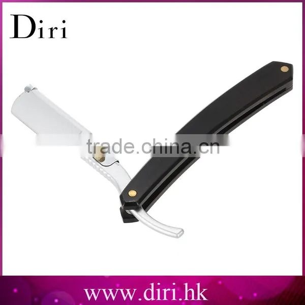 Traditional Style Solid Wood Handle Folding Razor Shaving Knife photo-4