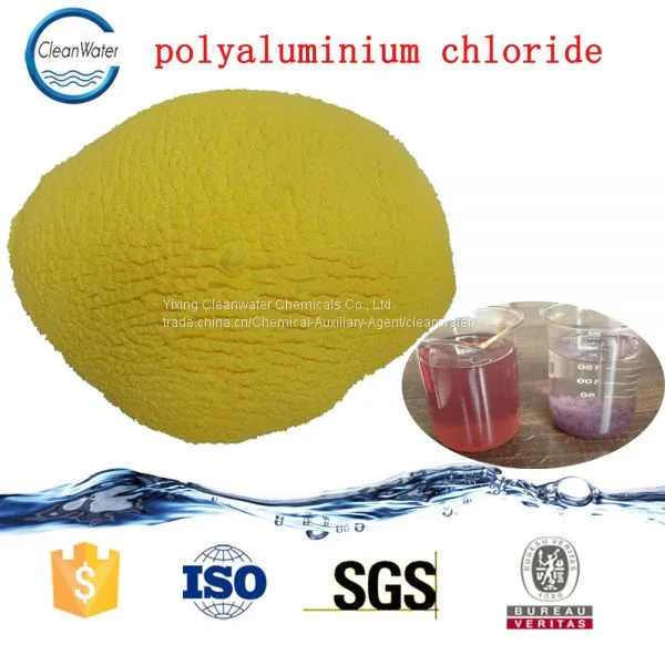 Water Treatment Chemicals Poly Aluminium Chloride PAC Cleanwater