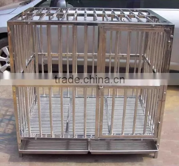 Galvanized Wire Dog Kennels /Tube Dog Crate/Pet Cages/Kennels photo-5