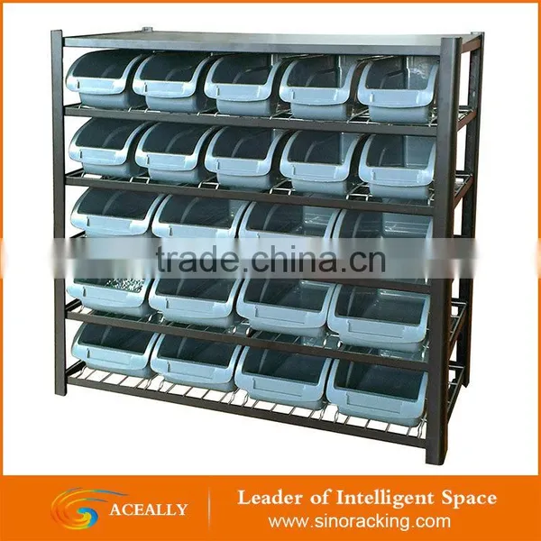2017 Rivet Mobile Rack With Wheels Storage Bin Unit From China photo-2