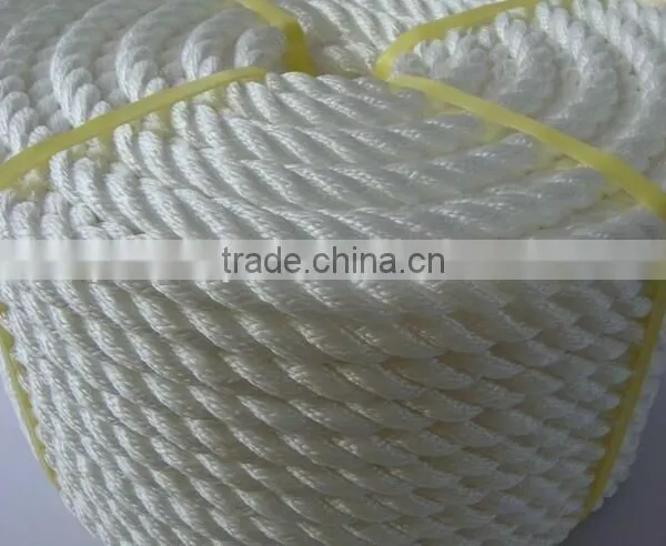 3-strand Twist White Nylon 6 Rope photo-2