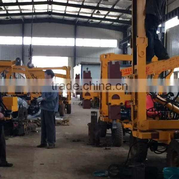 Hydraulic Pile Driver for Expressway Guardrail