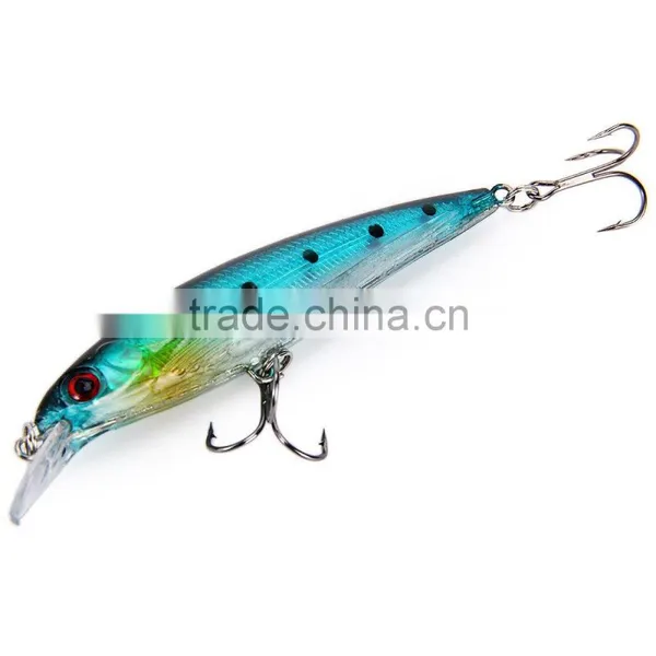 10Pcs 11cm Plastic Hard Fishing Lures Minnow Crank Artificial Hard Bait With 2 Hooks Ultra-realistic photo-4