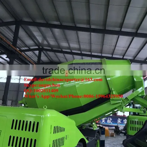 3.5 m3 Diesel Concrete Mixer 4X4 Mixer Self Propelled Self Loading Mixing Small Concrete Mobile Truck for Sale photo-5