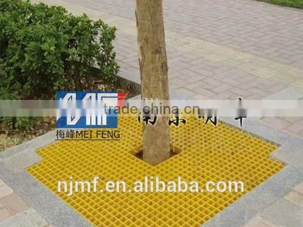 tree bed,ship,walkway floor,car washing station Application and smooth/grit Surface Treatment FRP grating