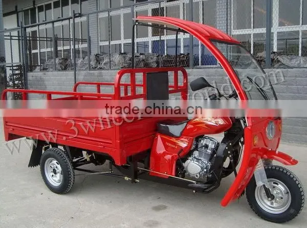 Africa Type,New Sale 150CC/200cc Cabin Three Wheel Food Tricycle Cart for Sale photo-4