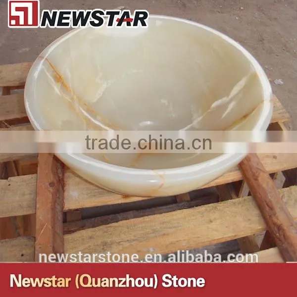 White Onyx Wash Basin photo-2