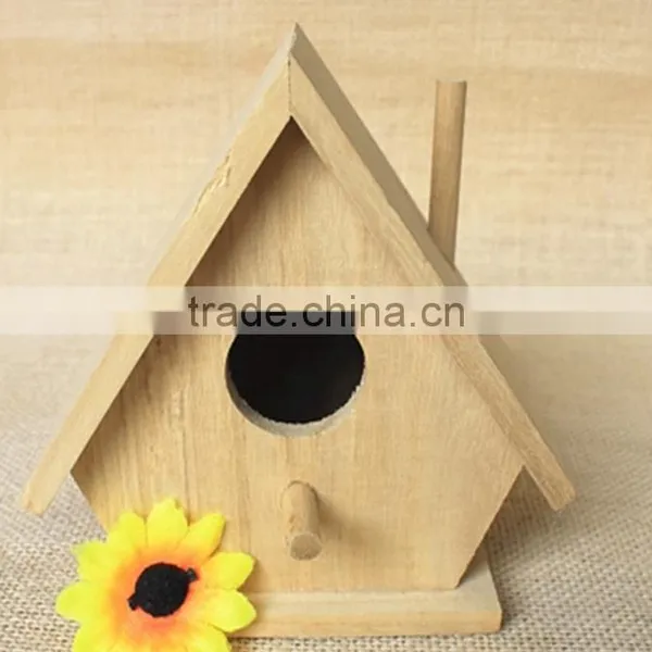 Unfinished Wooden Bird Nest and Happy Giant Adult and Kid Toys for Sale photo-3