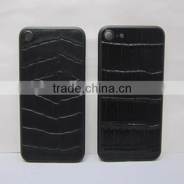 Black Leather Oxidation Matte Housing for IPhone 7 photo-4