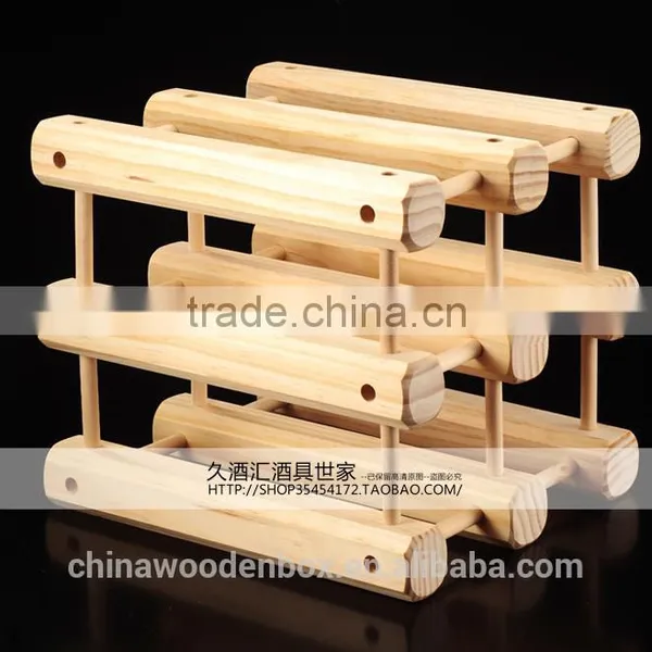 Solid Pine Wine Rack Handmade Wooden Wine Rack With Lighting Handmade Wooden Wine Rack With Low Price photo-3