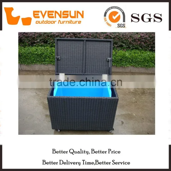 Beach Party Dirnk Cold Rattan Storage Box Wicker Furniture photo-2