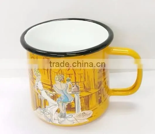 2017 Hot Sale Item Printed Enamel Mugs for Souvenir Gift photo-2