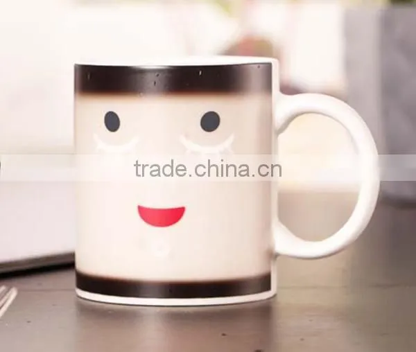 Magic Color Changing Lovely Smily Ceramic Coffee Mugs, Promotional Gift Mugs photo-5