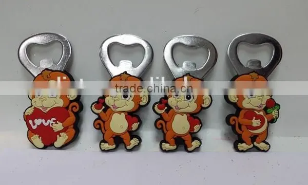 High Quality PVC Promotional Monkey Fridge Magnets photo-3